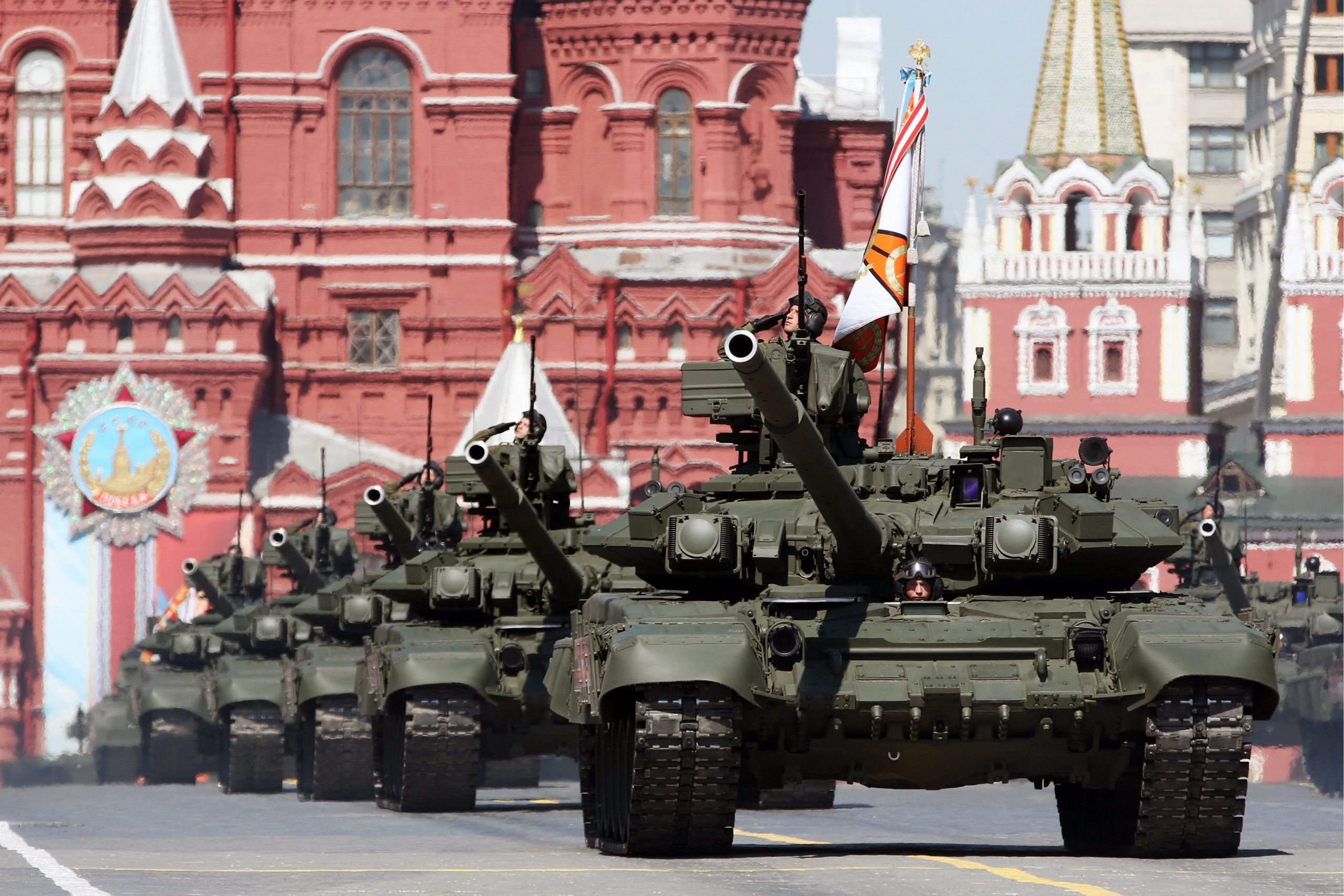 Парад военной техники фото