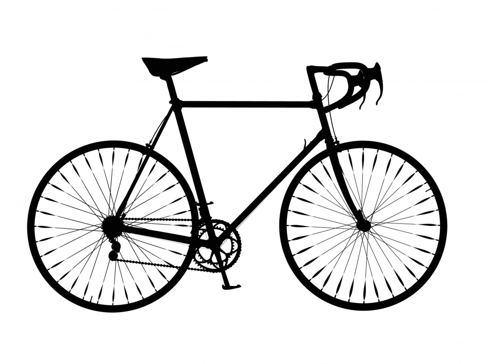 Шоссейный велосипед рисунок