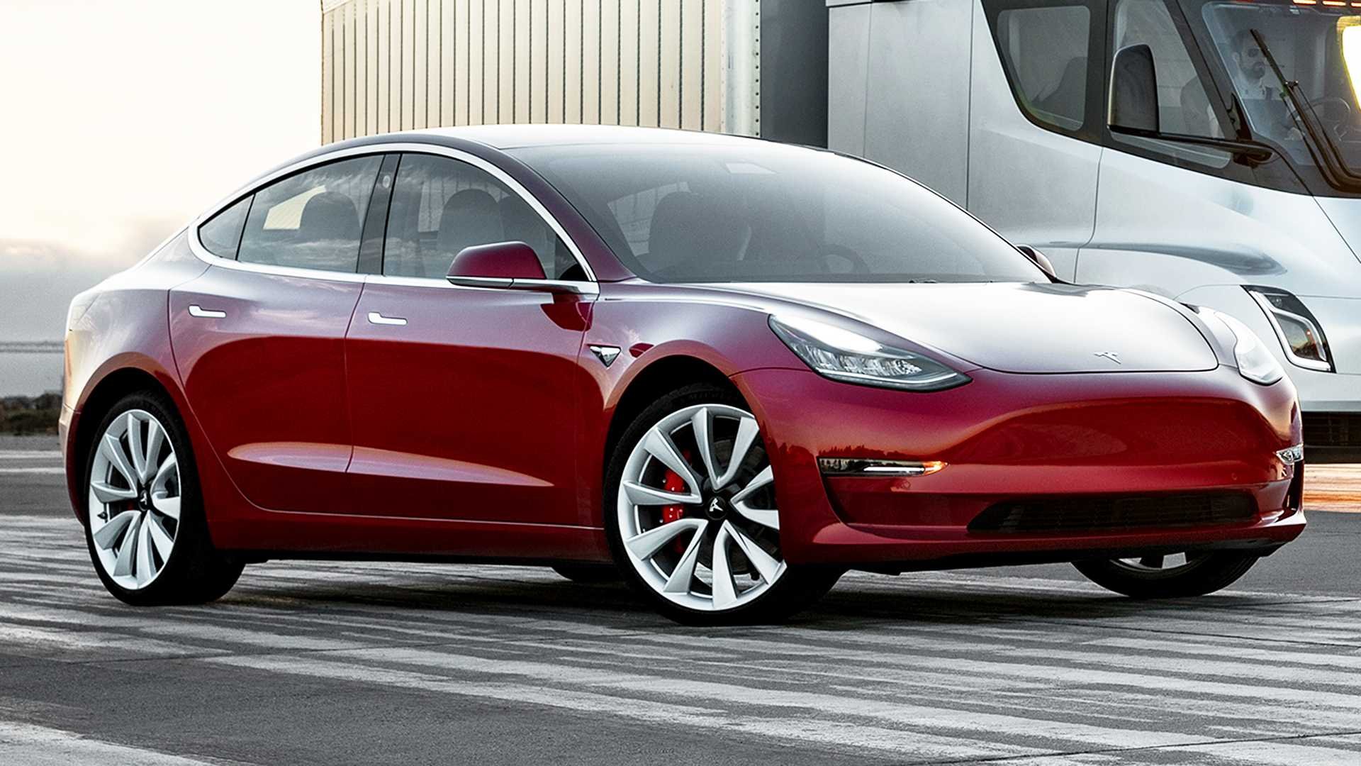 Tesla model 3 range