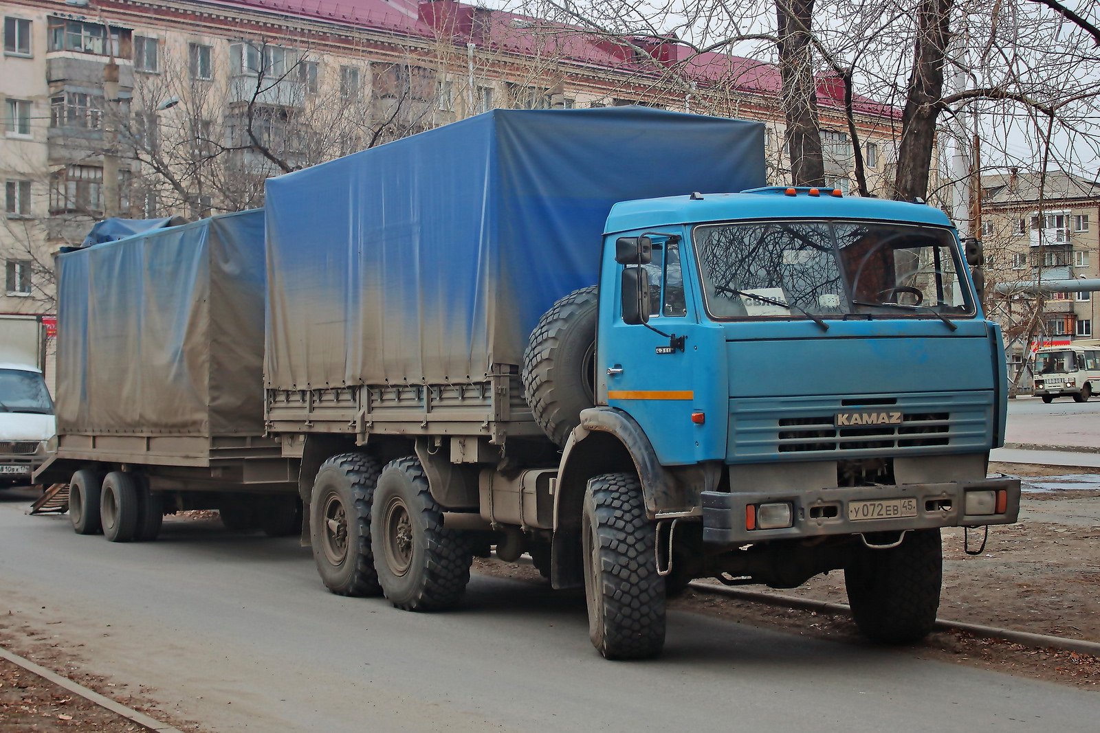 камаз с одним мостом