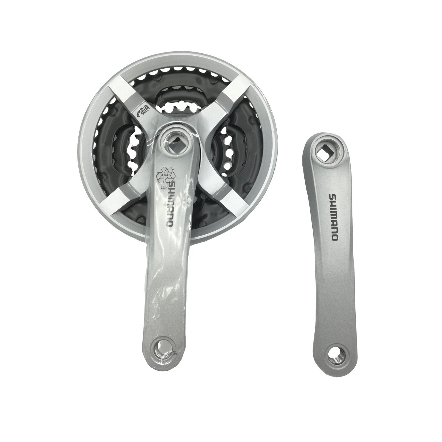 34 42 8. Shimano FC-ty501. Система Шатунов Shimano 42-34-24. Система Shimano ty501, 175мм, кв, 42/34/24, без защ, с болтами, черн, б/уп. Система Shimano FC-ty501 под квадрат, 170 мм, 42х34х24т.