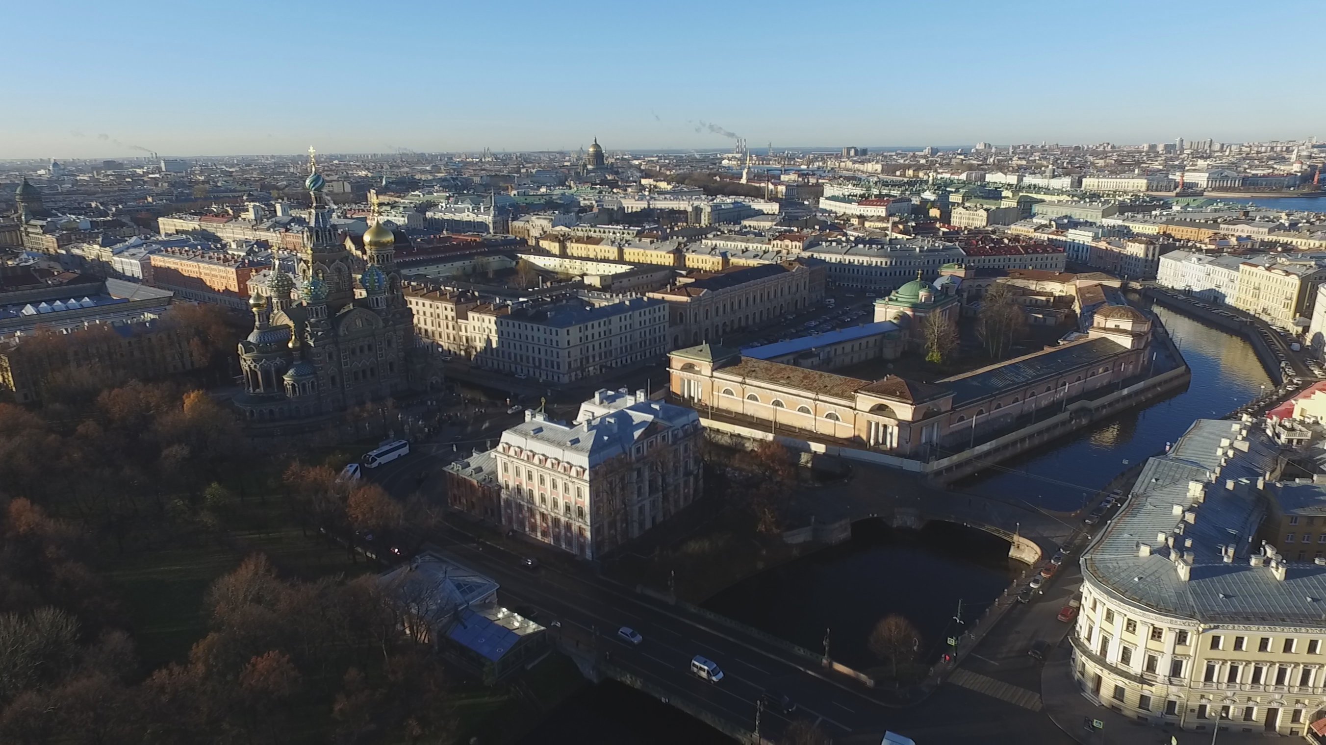 Исторический центр Санкт-Петербурга трехлучие