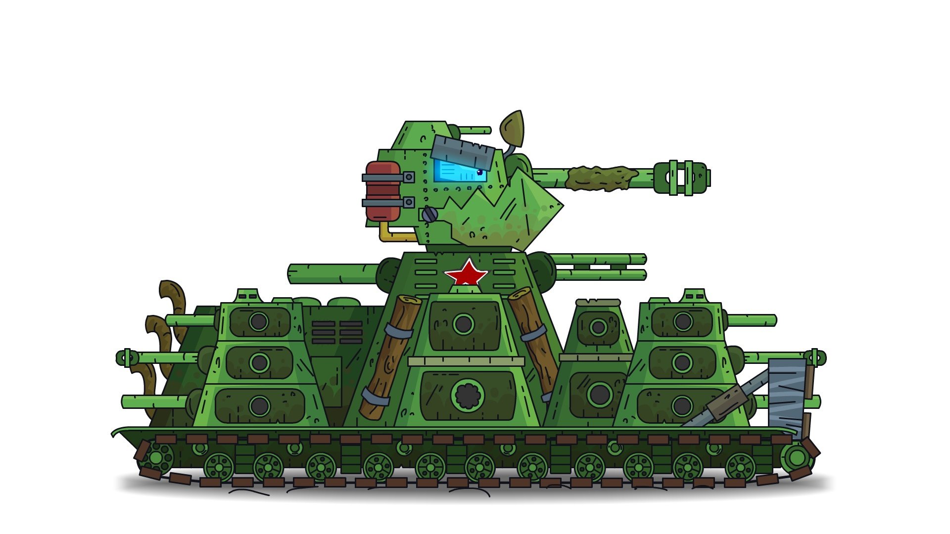 картинки про мультяшные танки кв 44