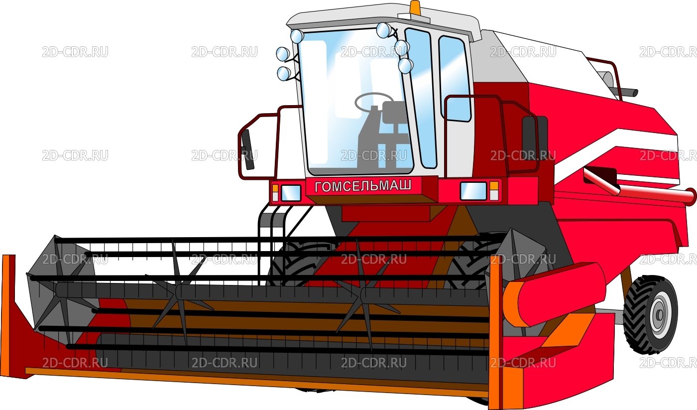 Комбайн картинка для детей