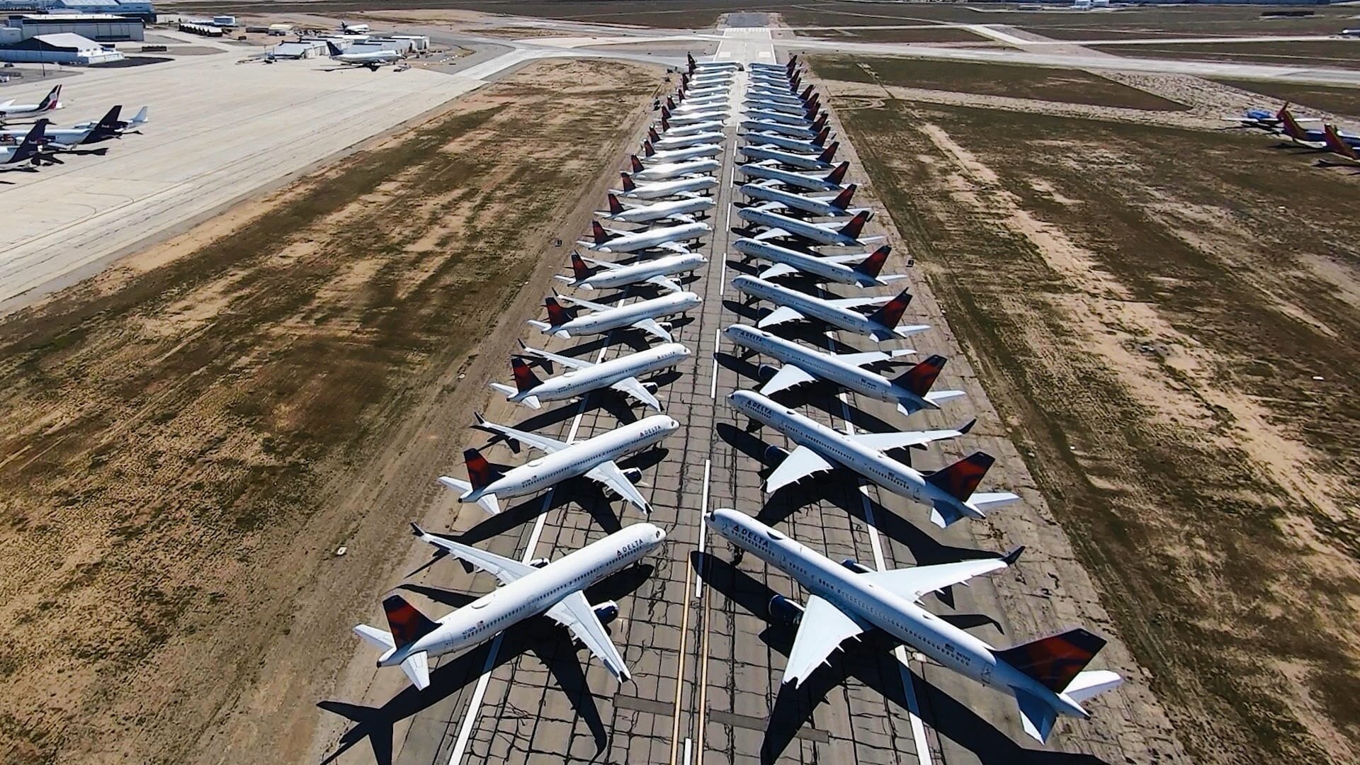 Стоянка самолетов в аэропорту