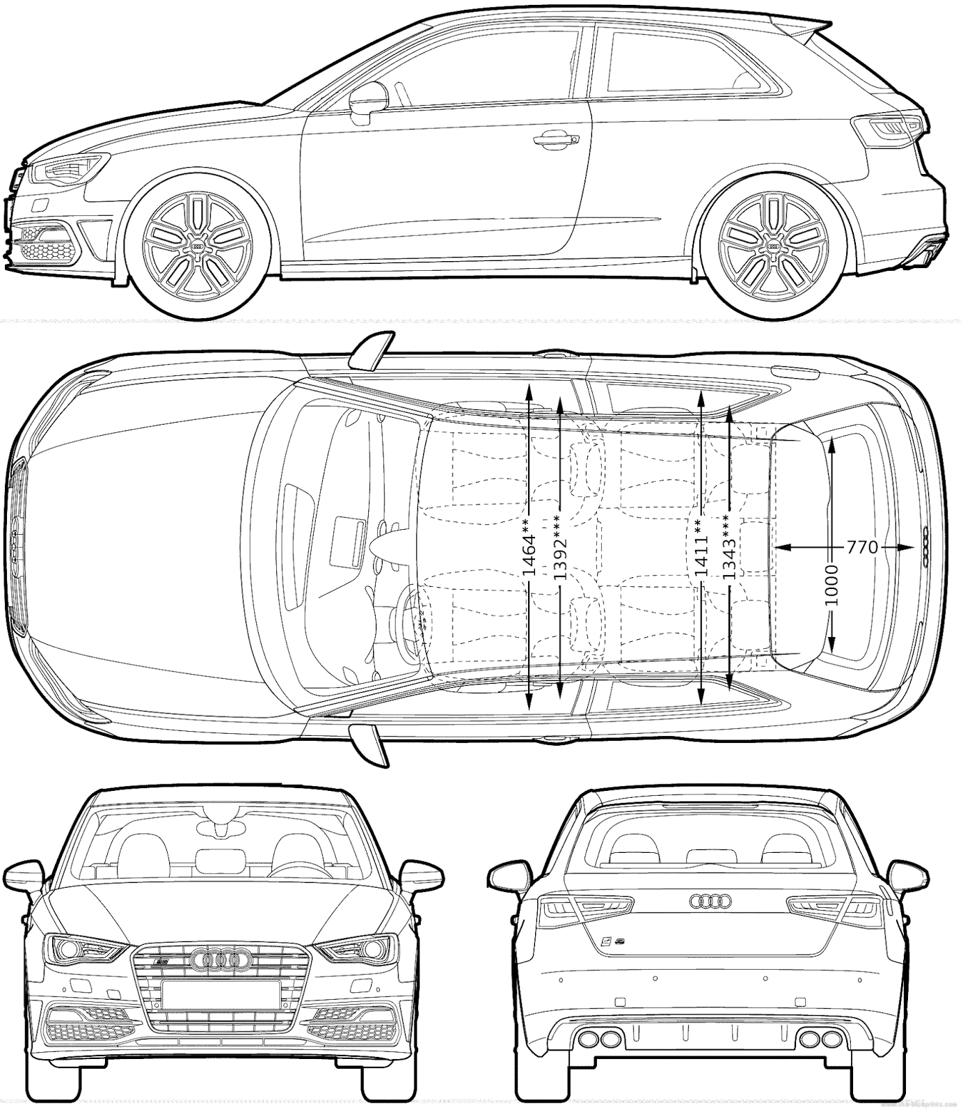 Референс машины. Audi a3 Blueprint. Audi a6 Blueprint. Audi a3 2012 Blueprint. Audi a3 8l чертеж.