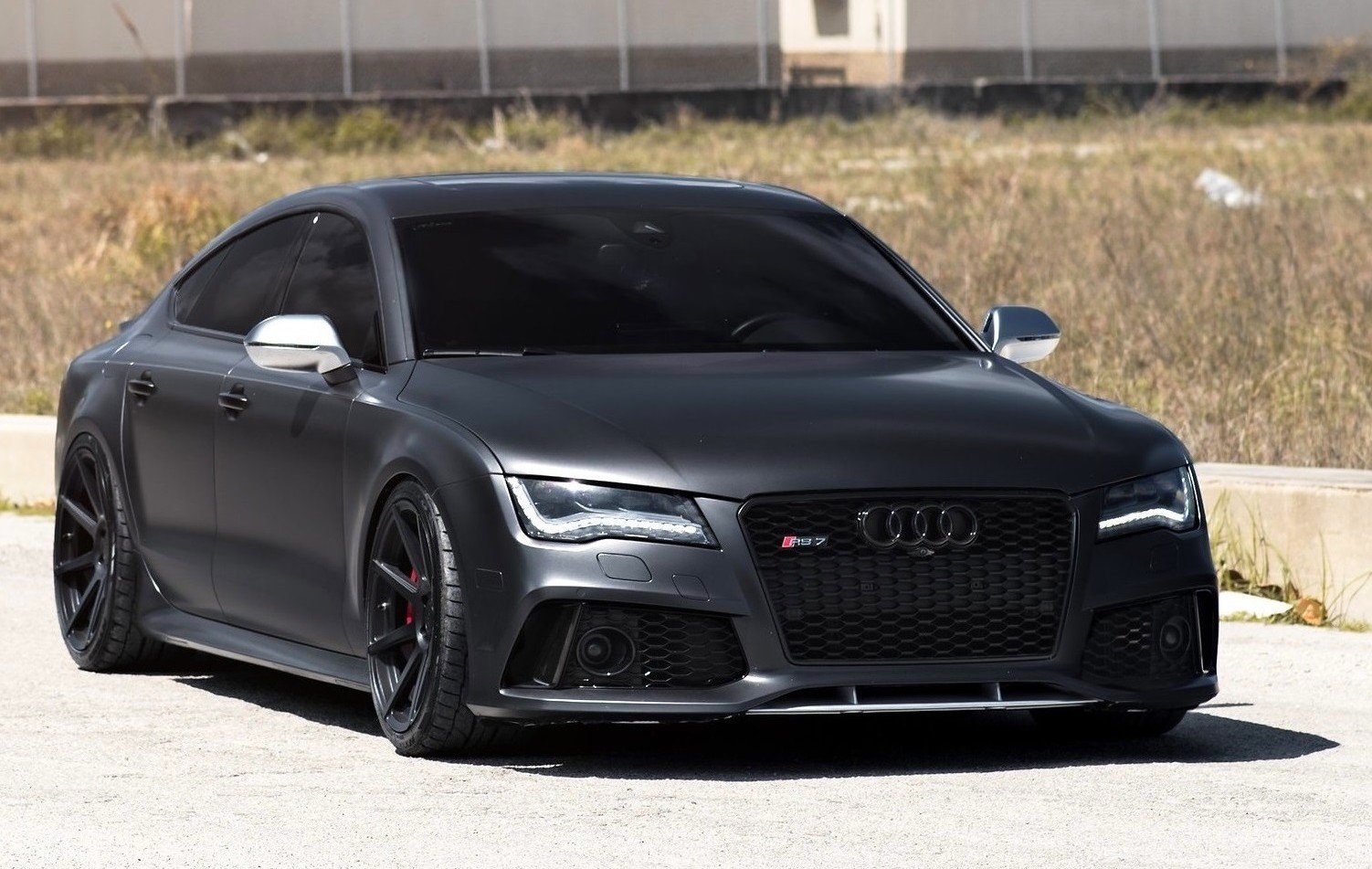 Ауди rs6 черная матовая