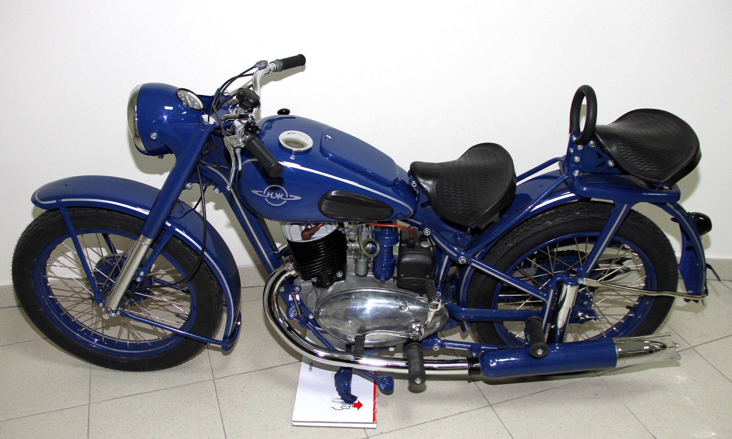 ИЖ-49 мотоцикл синий