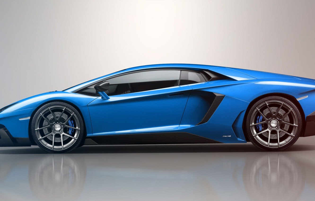 Lamborghini Aventador lp700 голубой