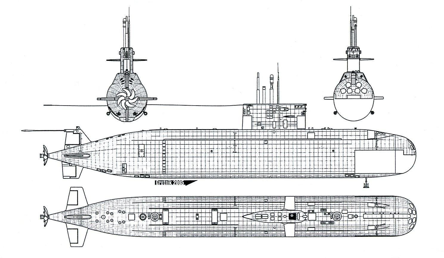 Подводная лодка варшавянка чертежи