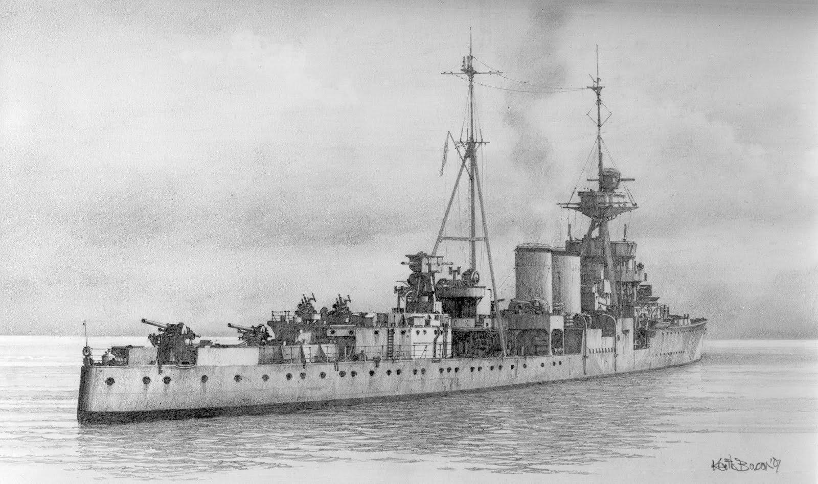 Рейдер корабль. HMS Coventry 1916. Корабль угрюмый.