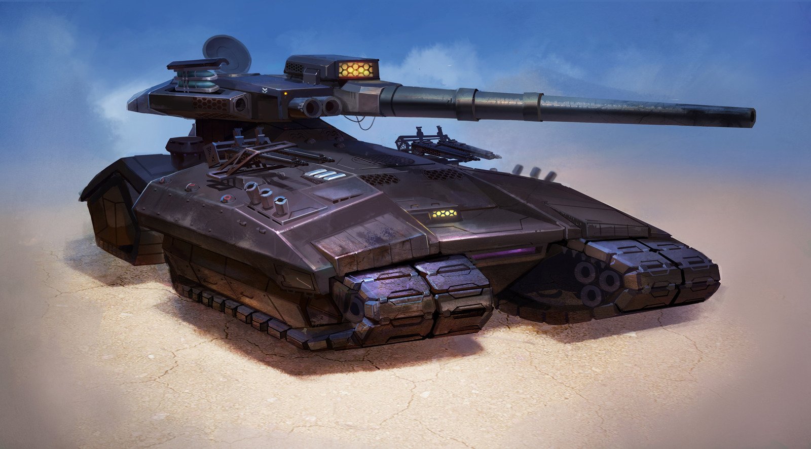 Антигравитационный танк Sci-Fi