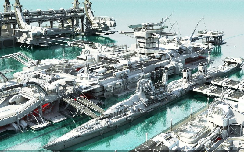 Sci Fi авианосец