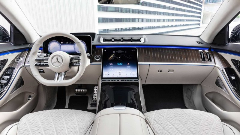 Mercedes s class w223 салон
