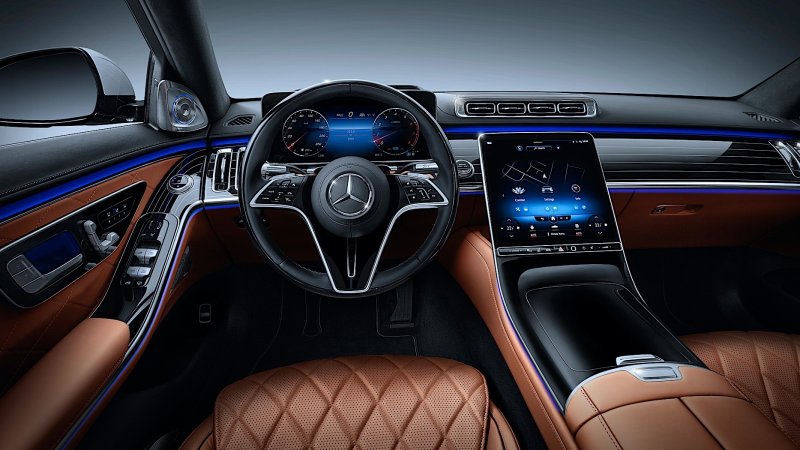 Mercedes Benz s class 2021 салон