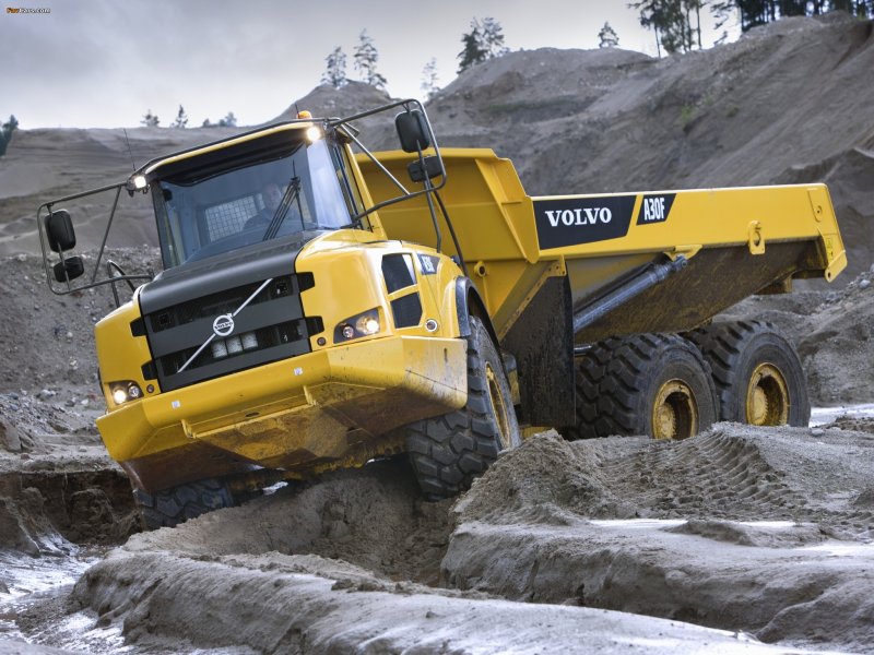 Сочленённый самосвал Volvo a30f