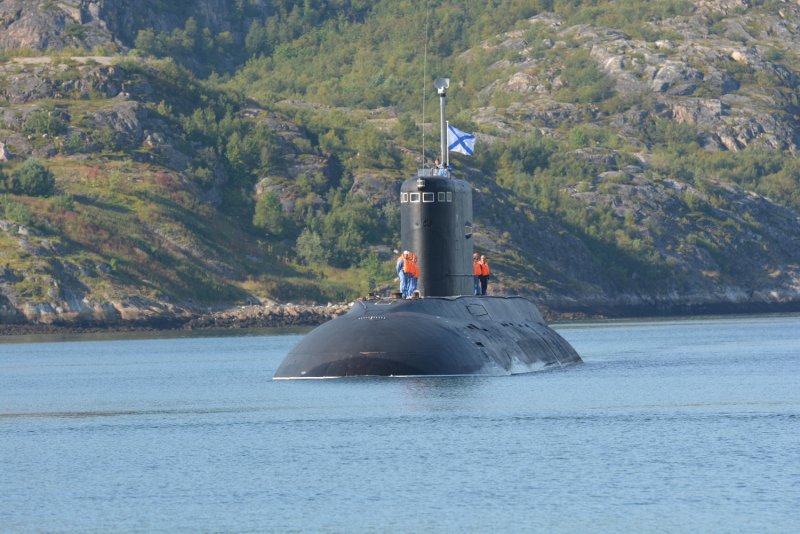Подводная лодка Калуга в Полярном Мурманской области