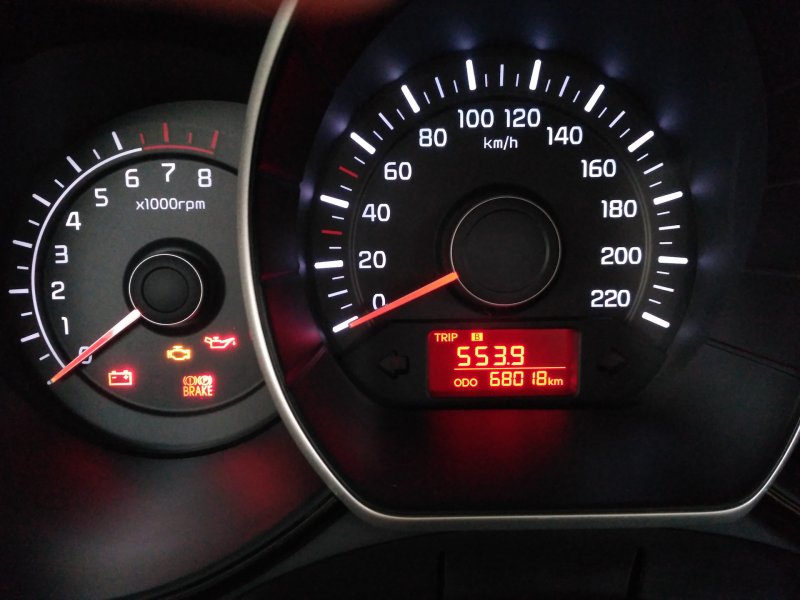 Kia Rio 2014 приборная панель
