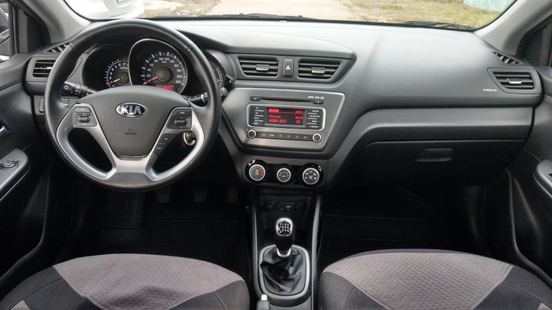 Kia Rio 2013 панель