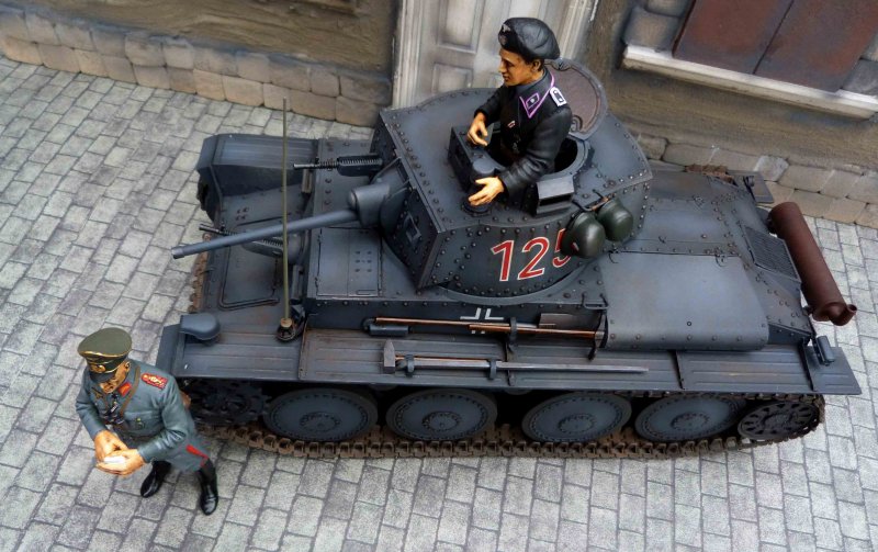 Panzer 2 Ausf f вид изнутри