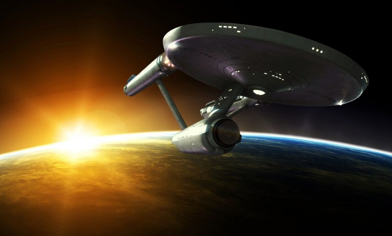 Космический корабль Star Trek внутри