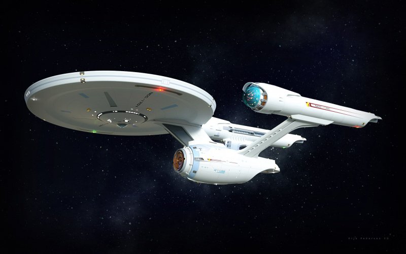Звездолет Энтерпрайз NCC-1701 Звездный путь