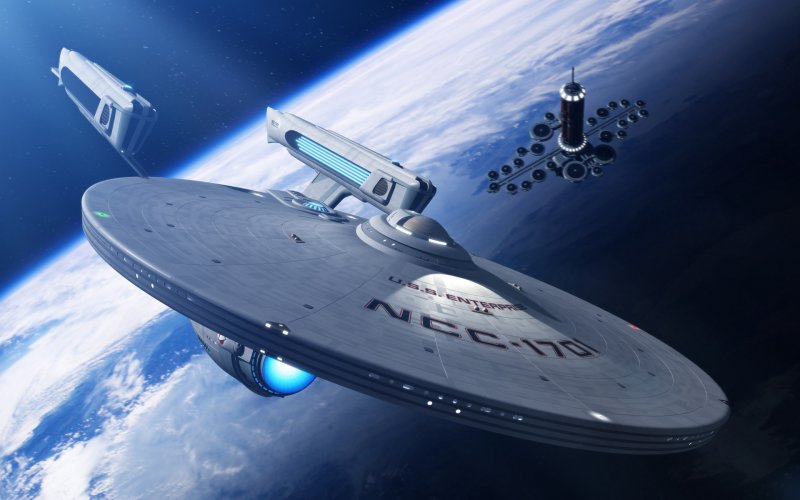 Звездолет Энтерпрайз NCC-1701 Звездный путь