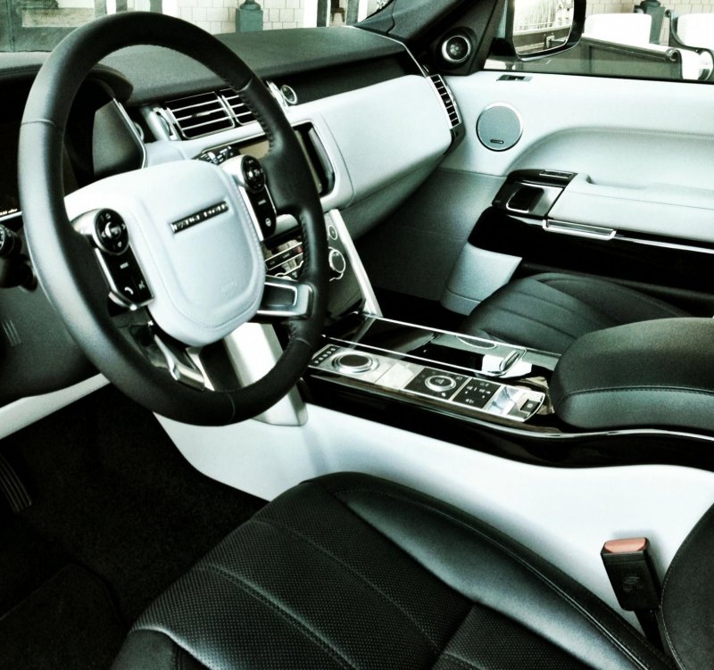 Range Rover Evoque 2020 салон белый