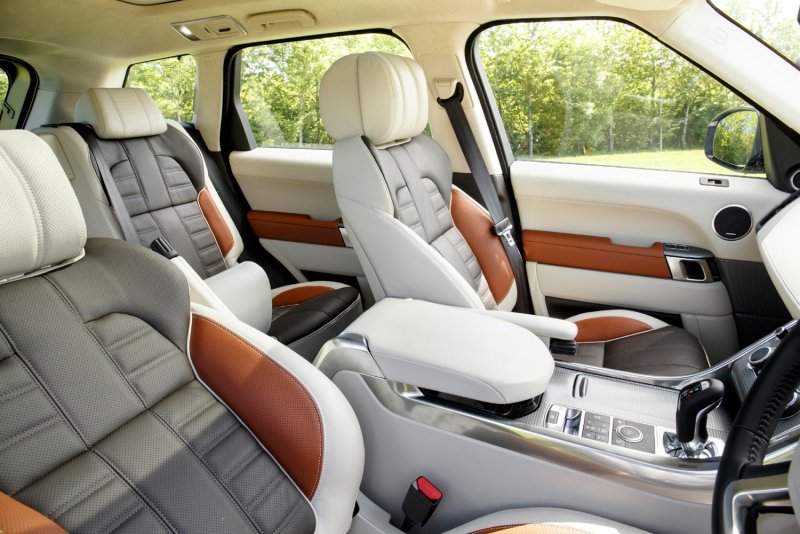 Range Rover Sport белый салон