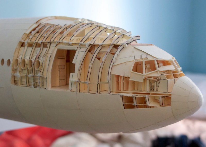 Бумажная модель Боинга 777