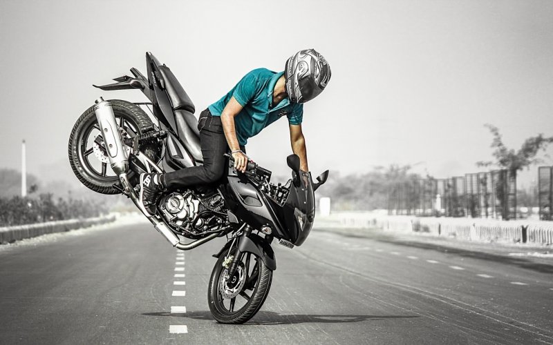 Кавасаки zx6r стант