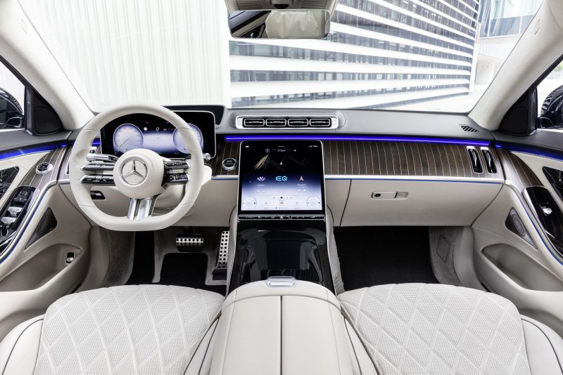 Mercedes Benz s class 2021 салон