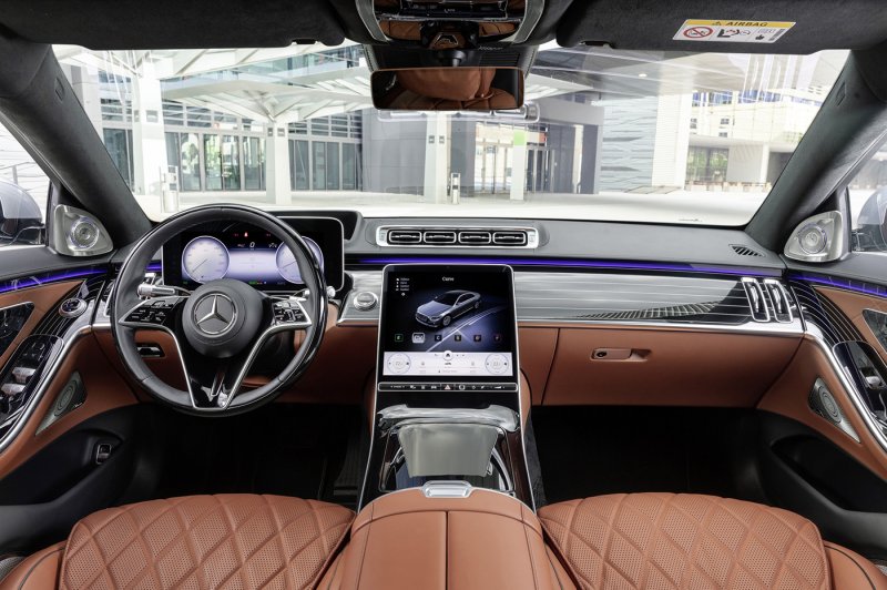 Mercedes Benz s class 2021 салон