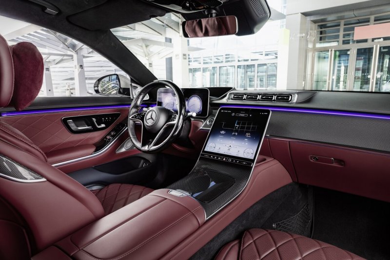 Mercedes s class w223 салон