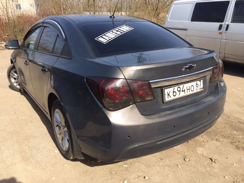 Chevrolet Cruze тонированные задние фары