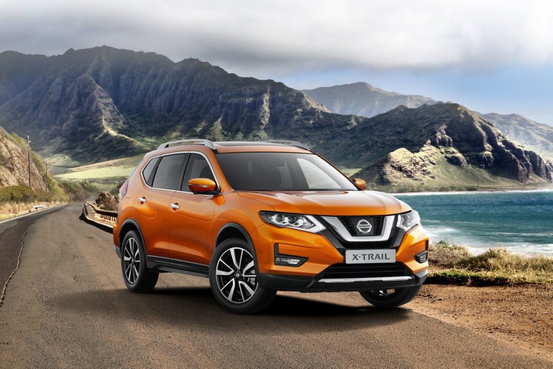 Nissan x-Trail 2021 оранжевый