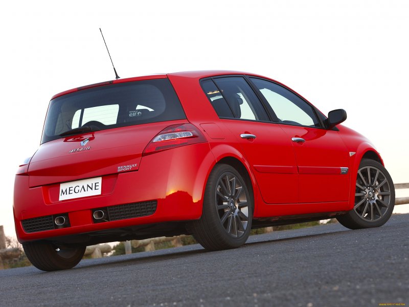 Рено Меган 2 красный