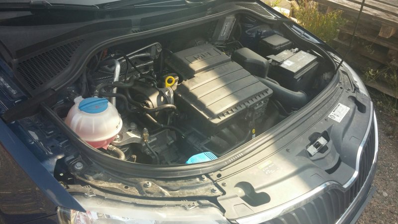 Капот Skoda Rapid 1