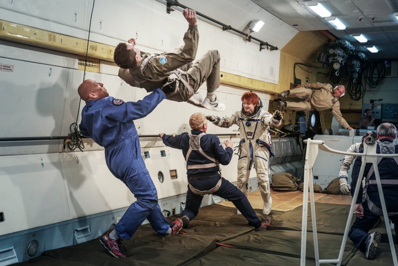 Тренировки Космонавтов в ил-76