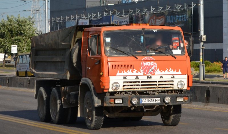 КАМАЗ 55111 С прицепом
