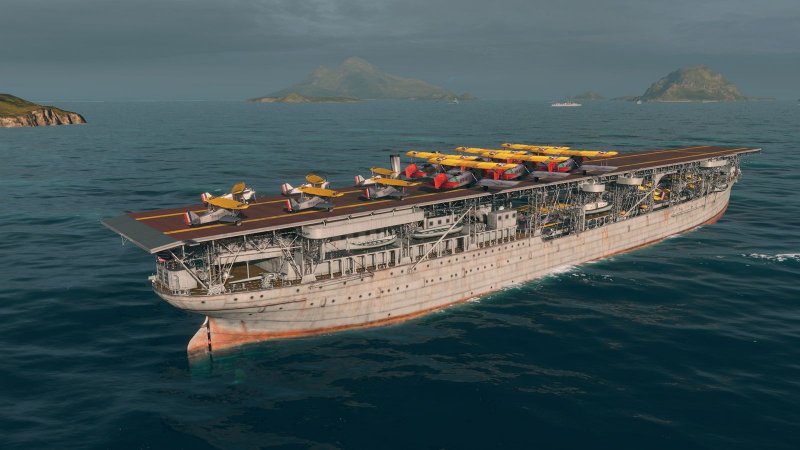 Авианосец Лэнгли World of Warships