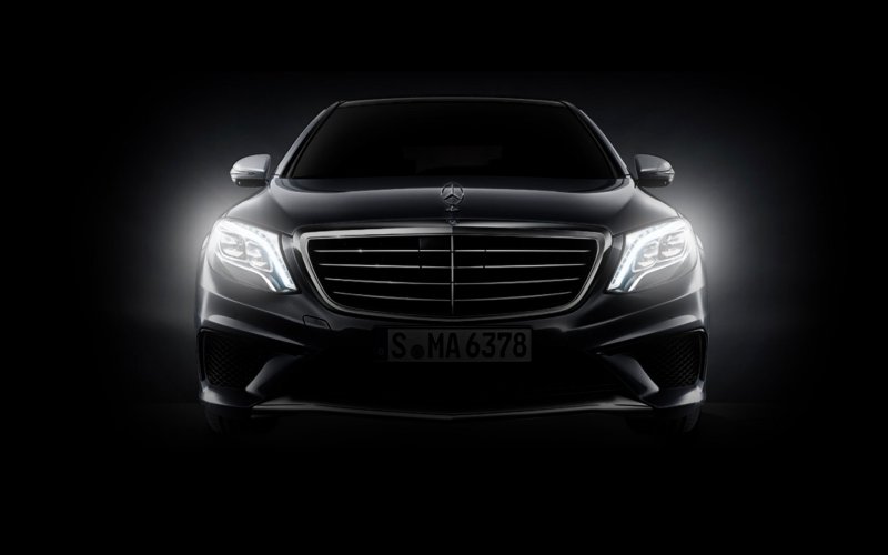 Mercedes w222 AMG обои черный