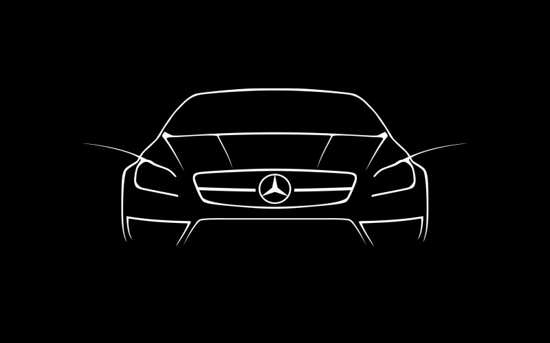 Mercedes CLS 63 AMG силуэт