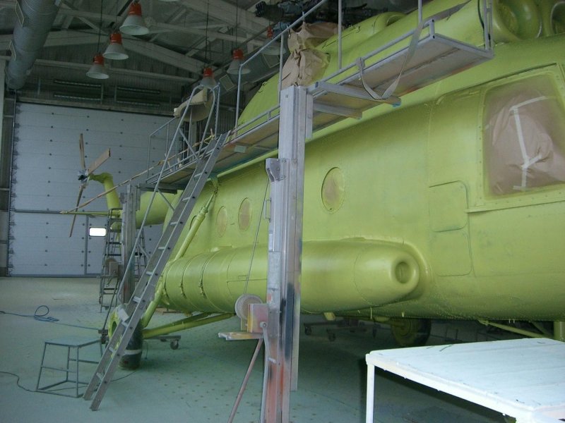 Шасси вертолета ми-8