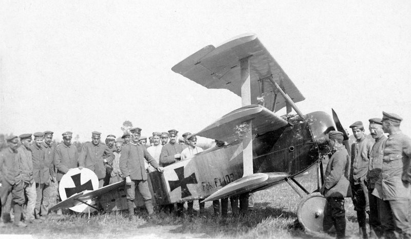 Немецкий самолёт первой мировой войны Fokker