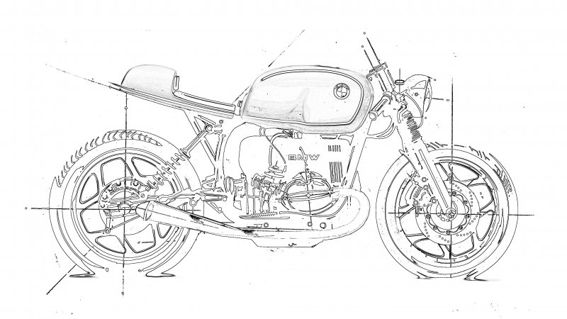 Рама BMW r100