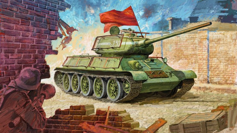 Танк тигр и т34