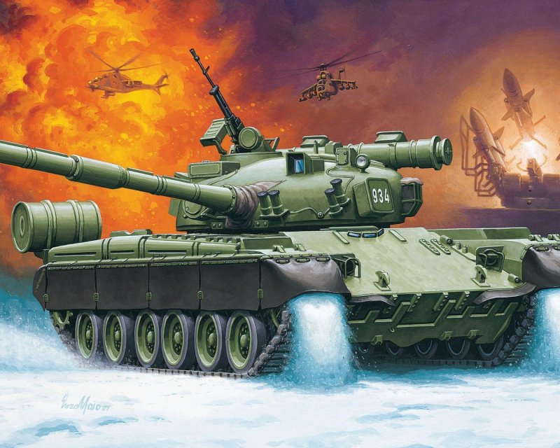 Т-80у основной боевой танк арт
