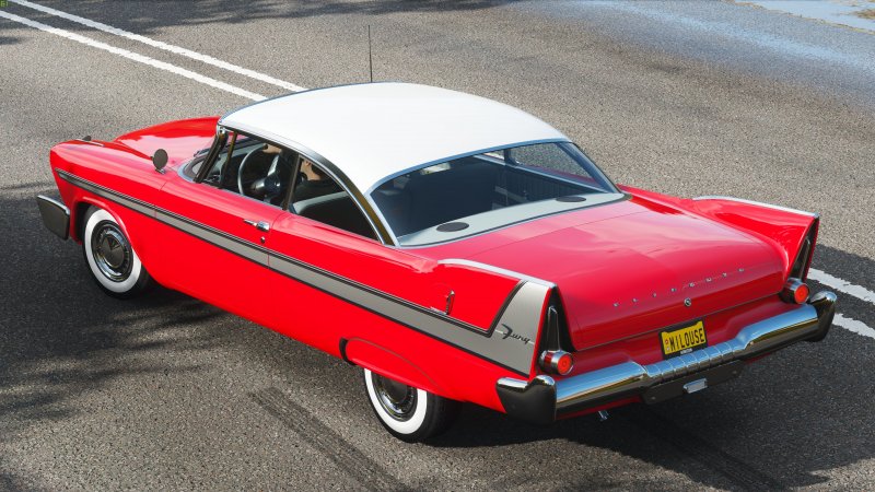 Plymouth Fury 1958 White