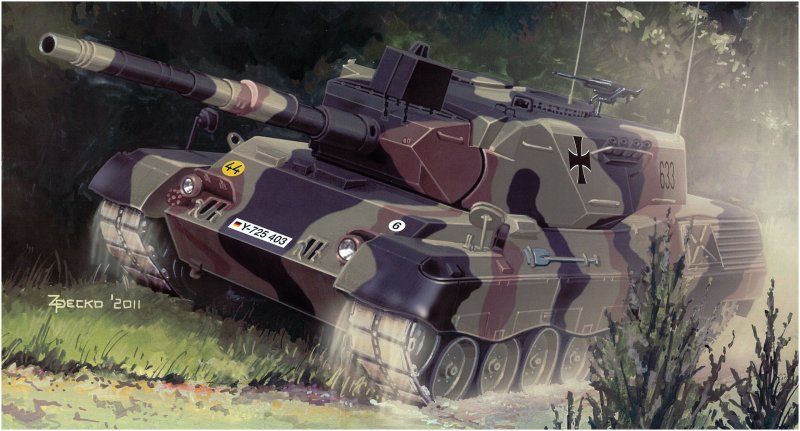 Танк леопард 1 арт